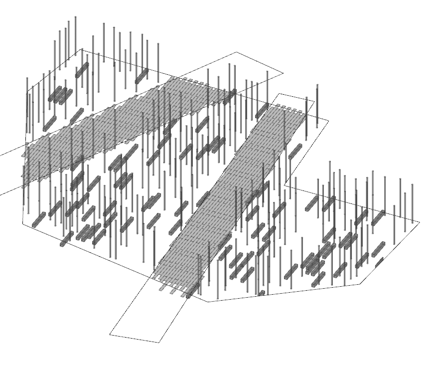 Geometry through Extrusions and Containment Curves – Example 5.1