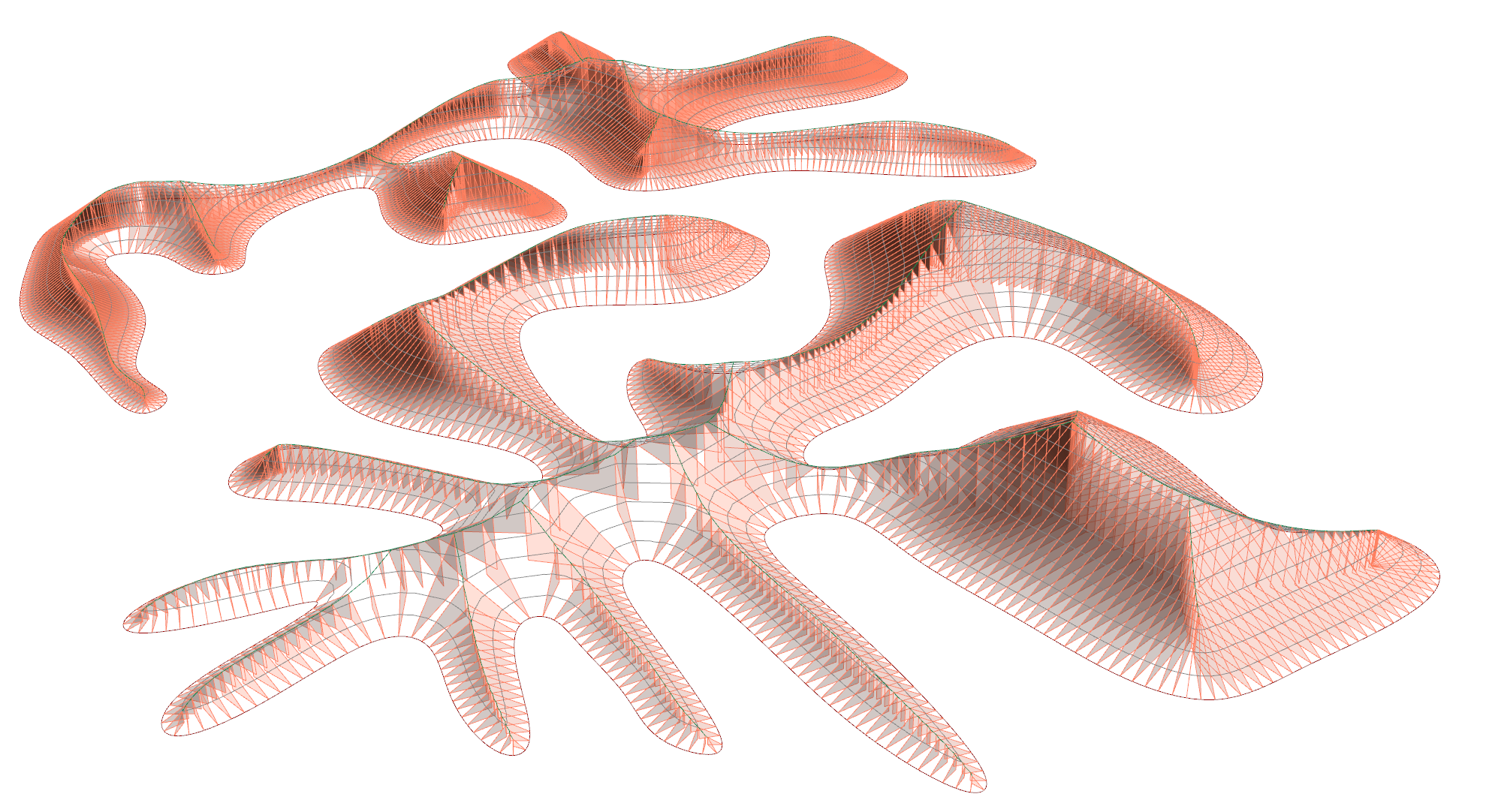 Landforms created through Topological Analysis of Shapes – Example 4.7