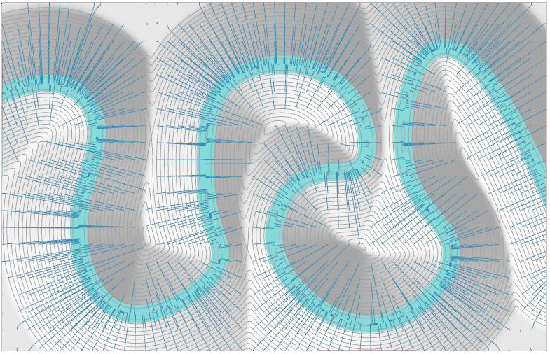 Changing Topography with a Curve Attractor – Example 4.5